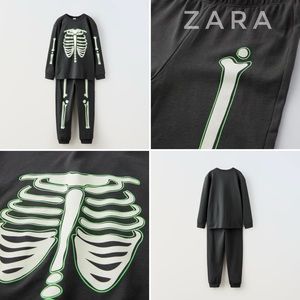 Zara Baby skeleton pajamas